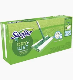 SWIFFER SWEEPER-KIT W2/DRY+WET CLOTH #PG-92815