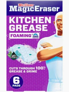 MR CLEAN MAGIC ERASER W/DAWN FOR GREASE 8/PK