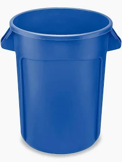 GARBAGE CONTAINER 32 GAL BLUE