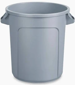 GARBAGE CONTAINER 10 GAL H.D. GREY