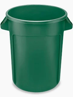 GARBAGE CONTAINER 32 GAL GREEN