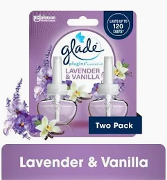 GLADE PLUG IN SCENTED OIL *REFILL* VANILLA 2/PK #21764