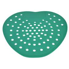FLAT VINYL URINAL SCREEN W/ GREEN APPLE  SCENT