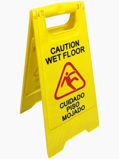 WET FLOOR SIGN CAUTION YELLOW A 1070