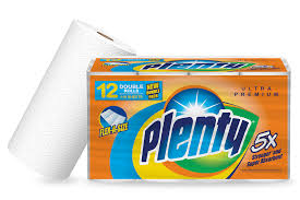 PAPER TOWEL ROLLS 12/CS 110/CT 2/PLY PLENTY