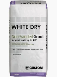 GROUT WALL WHITE UNSANDED 25LB