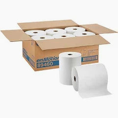 PAPER TOWEL ROLL SOFT PULL WHITE 9'' X 400 #26610 12/BX