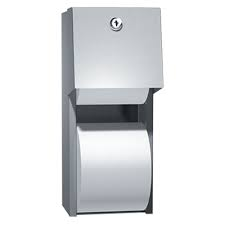 TOILET PAPER TWIN ROLL SURFACE MOUNT DISPENSER #2110