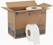 TISSUE TOILET JUMBO ROLL 9" 1000' 2/PLY 12/CS #20010800