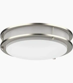 FIXTURE BAND TRIM LED 10" BRUSHED NICKEL ACRYLIC 3CCT 88480 23280 88484