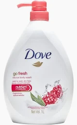 DOVE BODY WASH 33OZ W/PUMP POMEGRANITE