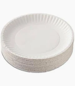 PLATE PAPER 9" WHITE 10/100 #761170