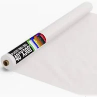 PLASTIC TABLE COVER WHITE 40 X 300 ROLL 114000 801140