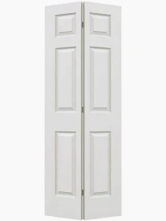 DOOR 6 PANEL HC COLON. WHITE 24" X 80"  BIFOLD
