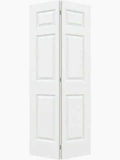 DOOR 6 PANEL HC COLONIA WHITE 32" X 80" BIFOLD