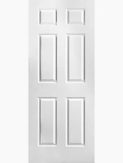 DOOR 6 PANEL HC COLONIA WHITE 34" X 86"