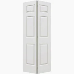 DOOR 6 PANEL HC COLONIA WHITE 36" X 80" BIFOLD