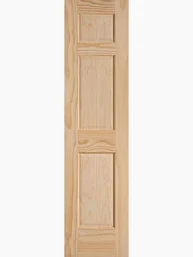 DOOR 6 PANEL SOLID PINE 18" X 80"