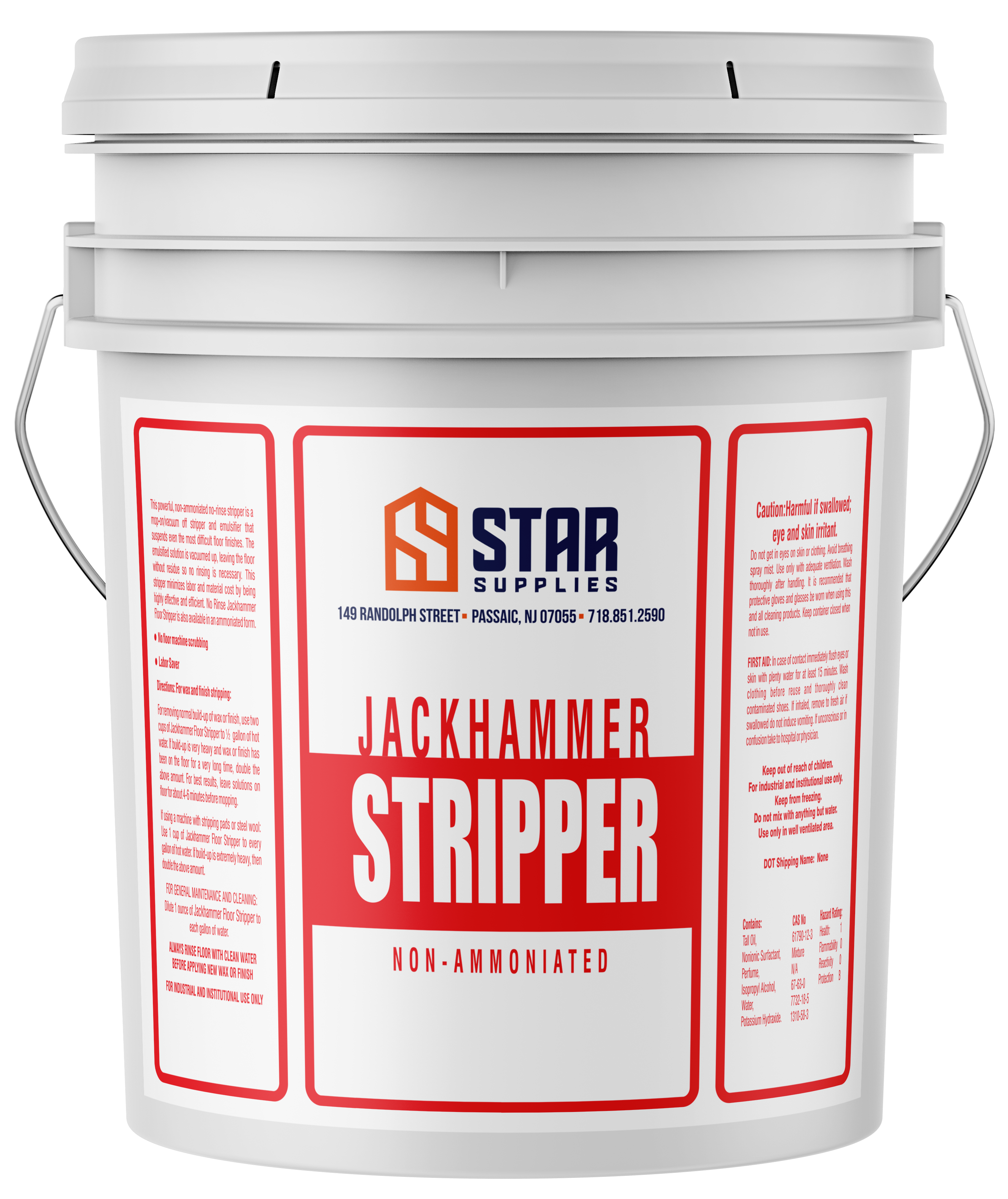 FLOOR *JACK HAMMER* STRIPPER 5/GAL NON-AMONIATMED