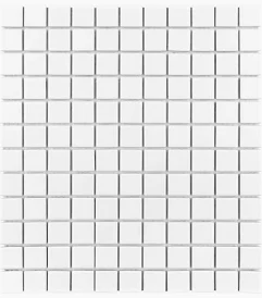 CERAMIC FLOOR TILE 1" X 1" 20/SF WHITE
