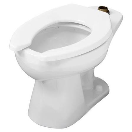 TOILET BOWL 10" TOP SPUD ROUND RF WHITE GERBER 25-820