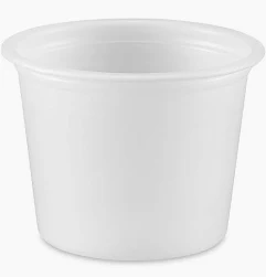 PLASTIC CUP 1 OZ PORTION CT DART 2500/CS  P100N #12500425