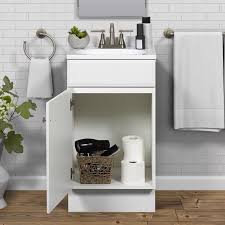 VANITY COMBO 18" X 16" WHITE SHAKER SBC18WW