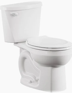 TANK & BOWL WHITE 12" ROUND COMBO  AMERICAN STANDARD COLONY 1.28GPF W/WAX BOLTS & TOILET SEAT ##736DA101.020