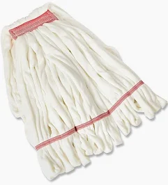 MOP HEAD MICROFIBER 24 OZ MEDIUM WHITE #6041WH