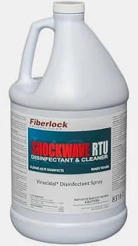 FIBERLOCK SHOCKWAVE READY TO USE DISINFECTANT & CLEANER 4/GAL PER CASE EPA APPROVED