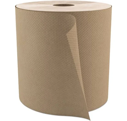 HAND PAPER TOWEL ROLLL INDUSTRIAL NATURAL   8" X 700'  6/PK 78000006