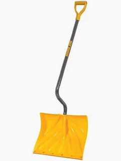 SNOW SHOVEL AMES 18" POLY W/WEATHER STRIP BACK SAVER 1603072
