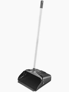 DUST PAN METAL W/HANDLE