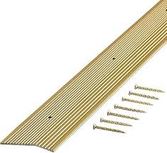 CARPET BAR-FULTED ALUMINUM 2" X 72" GOLD FINISH
