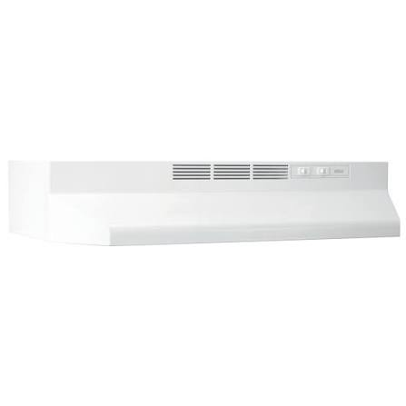 RANGE HOOD 24" WHITE LIGHT W/FAN 412401 AD1243