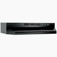 RANGE HOOD 30" BLACK LIGHT W/FAN 413023