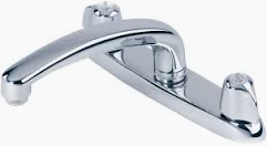 KITCHEN FAUCET 8" GERBER STYLE N/SPRAY  *NO LEAD* EF17182NL BARG10C  2229227