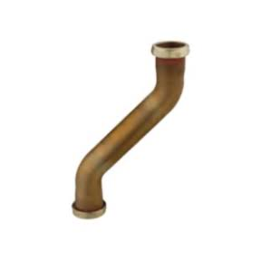OFFSET 1-1/2" BRASS DOUBLE W/NUT AND WASHER RB EF22212