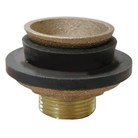 CLOSET SPUDS BRASS 2" X 1-1/4"