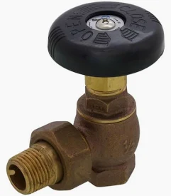 RADIATOR VALVE ANGLE 1/2" IPS 48712