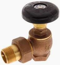 RADIATOR VALVE ANGLE 3/4" IPS EF48342