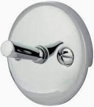 TRIP LEVER FACE PLATE CP W/2 SCREWS 0620020