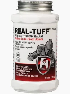 REAL TUFF PIPE PASTE TEFLON THREAD SEALANT 1/2 PT #15620