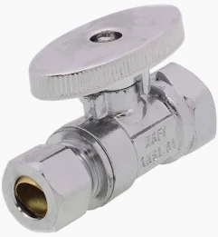 SPEEDY STRAIGHT CP VALVE 3/8" IPS X 3/8" COMP EF72138
