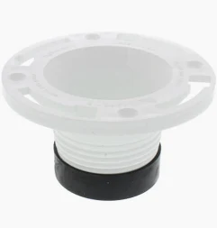 FLOOR CLOSET FLANGE 4 X 4 PVC TWIST & SET OATEY #43651