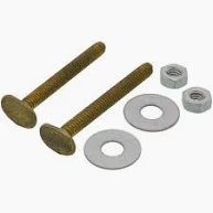 TOILET JOHNNY BOLTS 5/16 X 2 1/4  PR BRASS PLATED HB 2743P   1344012