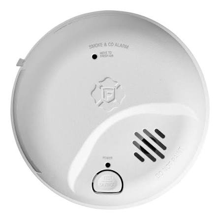 CARBON MONOXIDE / SMOKE ALARM COMBO AC W/BATT. B/U BRK#1046870 SMICO100-AC NO VOICE  OLD SC9120B