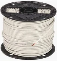 WIRE #12 STRANDED 'THHN' WHITE 500/FT