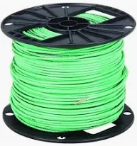 WIRE #12 STRANDED 'THHN' GREEN 500/FT