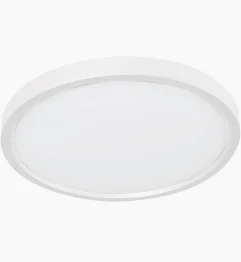 FIXTURE LED SLIM LIGHT 12" ROUND WHITE 12" 3 WAY COLOR 30K/45K/65K LR23673 23536